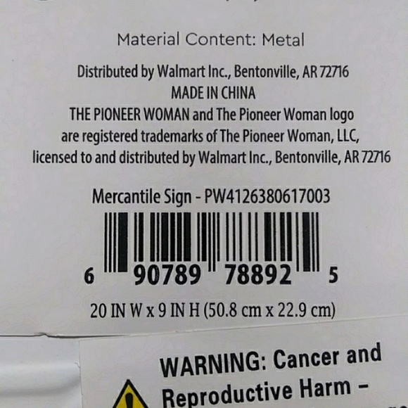 The Pioneer Women Mercantile Sign - Picture 3 of 3